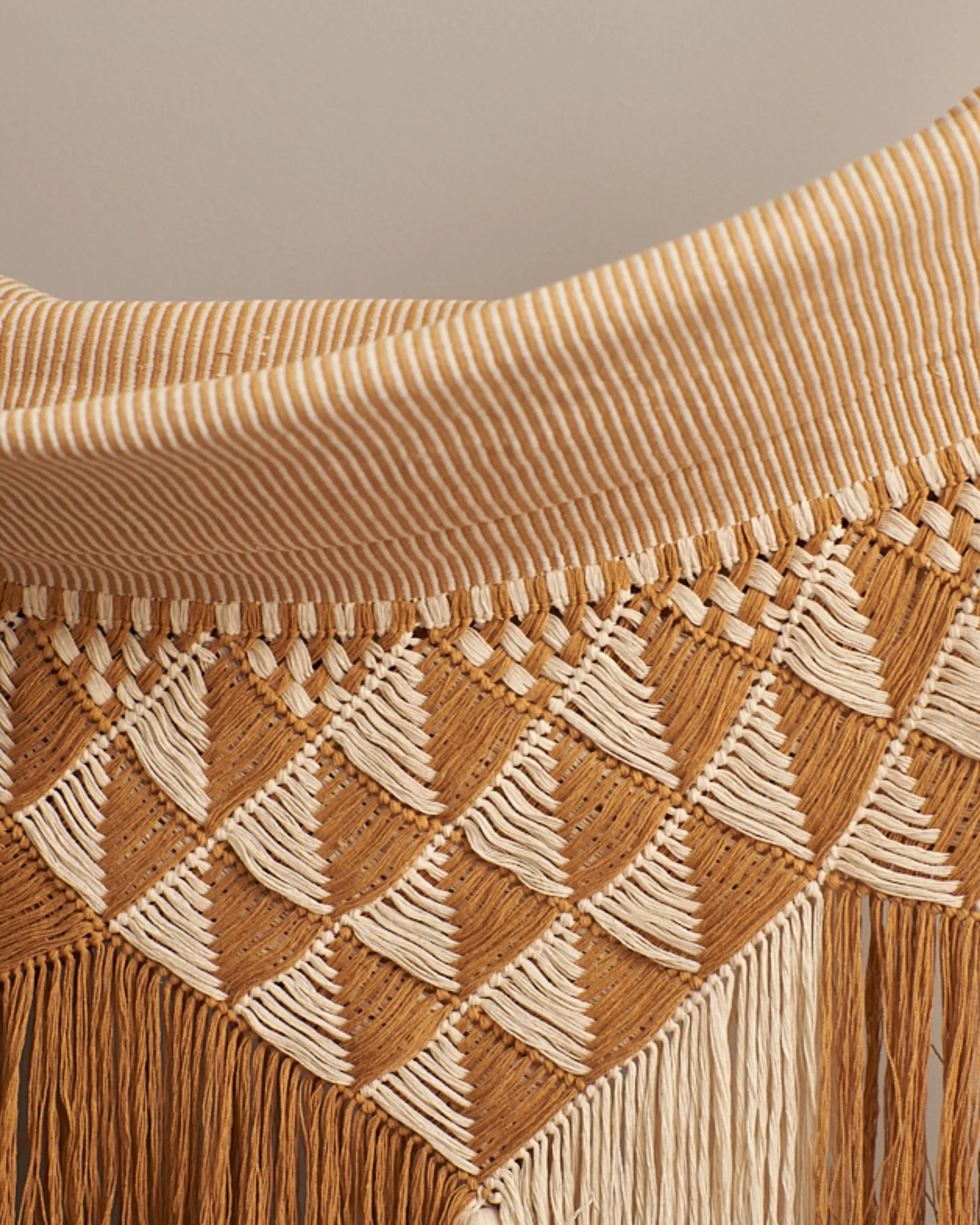 HAMACA ORO - BEIGE MACRAMÈ